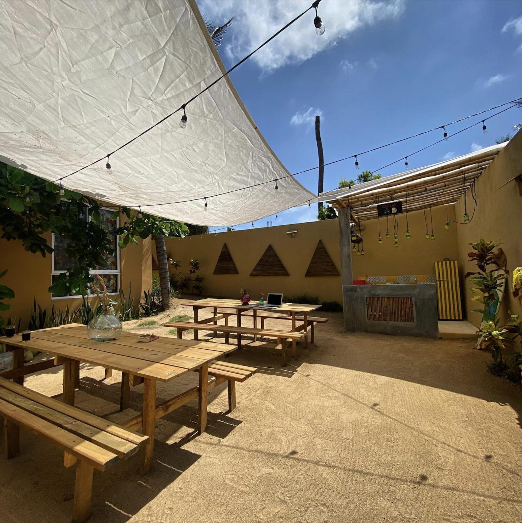 La Palmera Hostel 埃斯孔迪多港 外观 照片